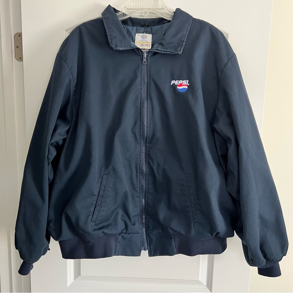Pepsi Vintage 90’s Riverside Thinsulate Bomber Style Lined Jacket 2XL Long